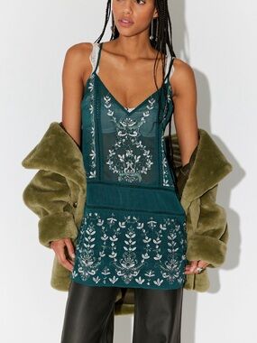 Free People Starstruck Mini Slip Dress